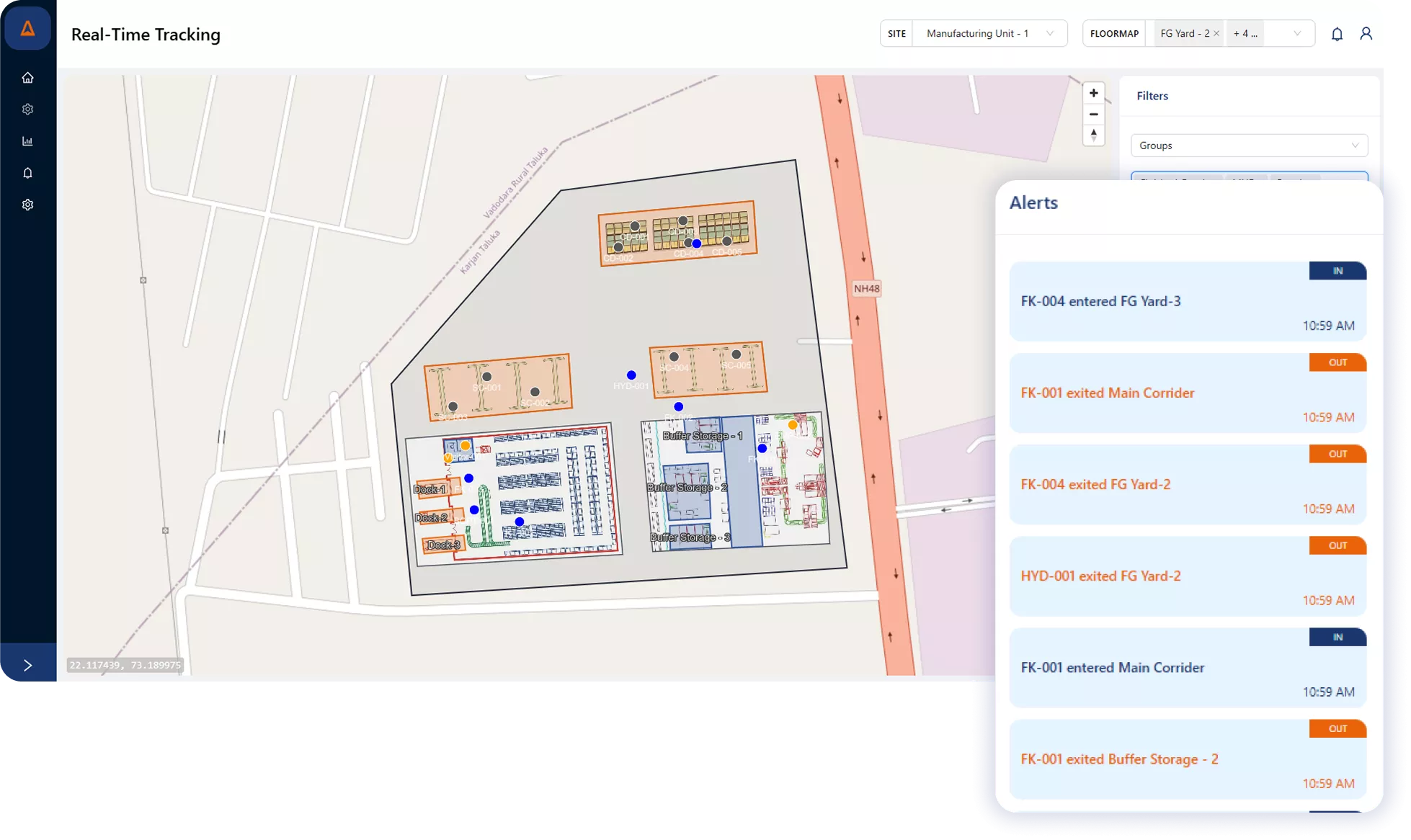 Geofencing & SOS Alerts