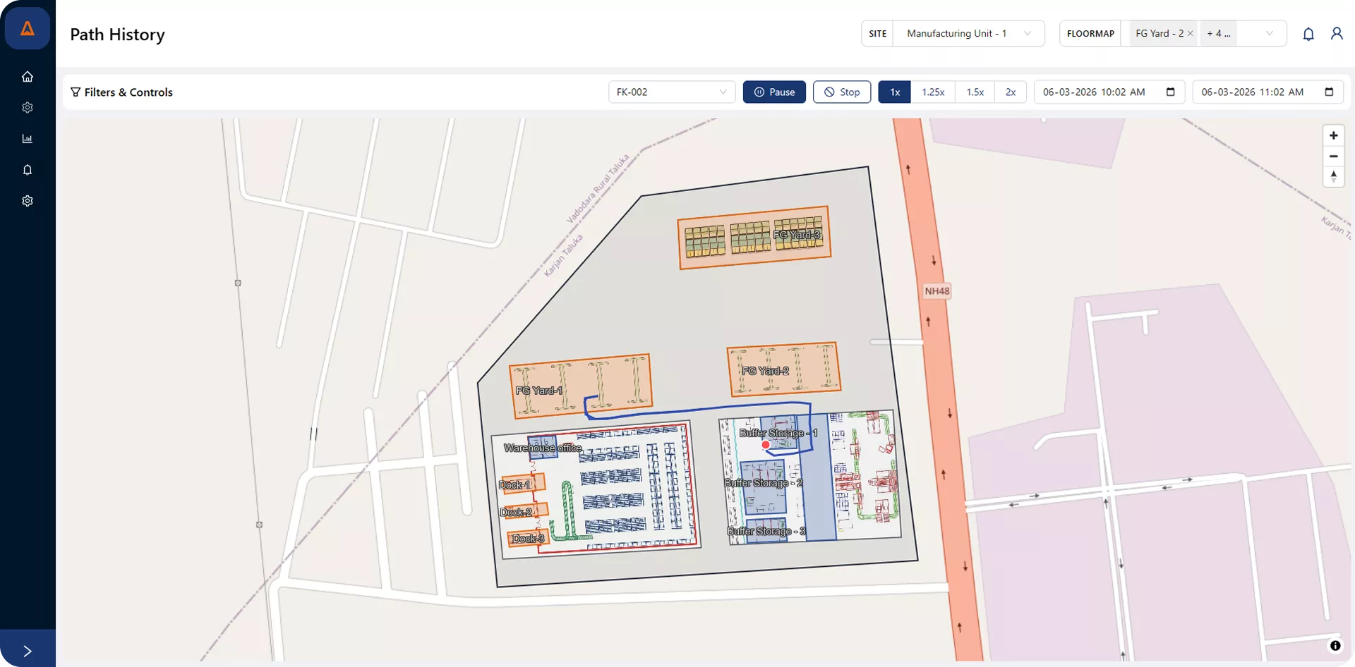 Historical Path Tracking